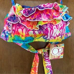 OP RUFFLE BANDEAU